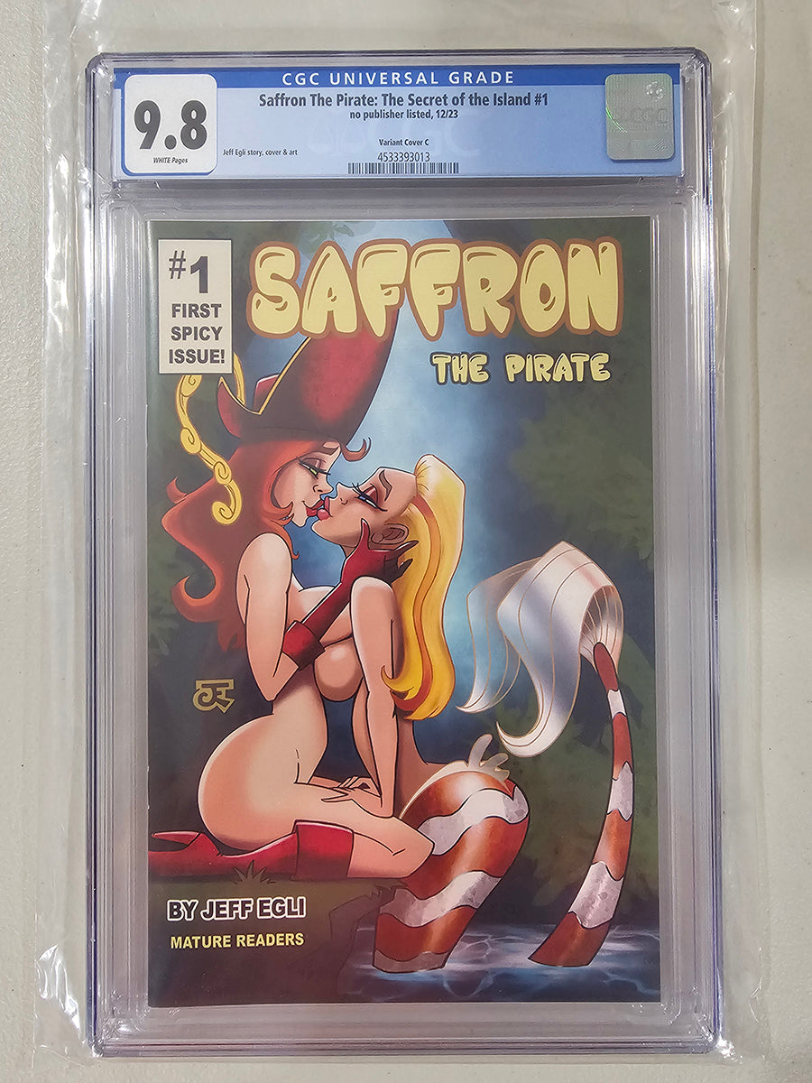 Saffron The Pirate #1 CGC 9.8 (Mermaid Kiss Cover)