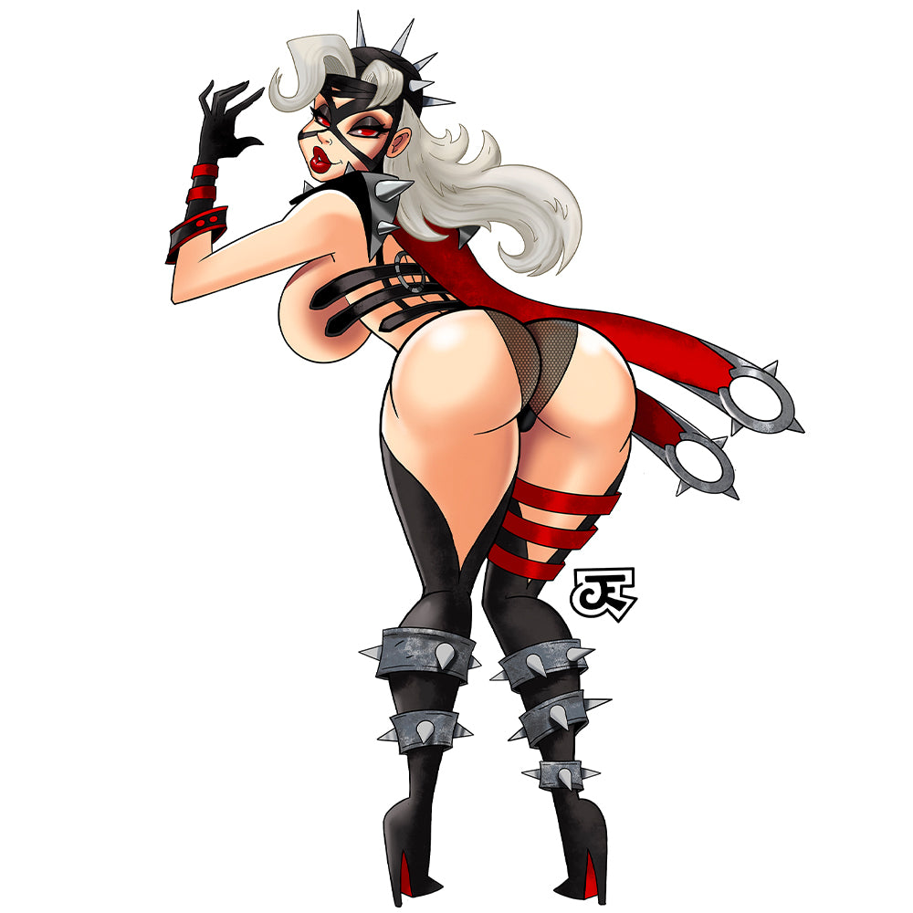 Lady Malice Limited Edition Sticker By Jeff Egli