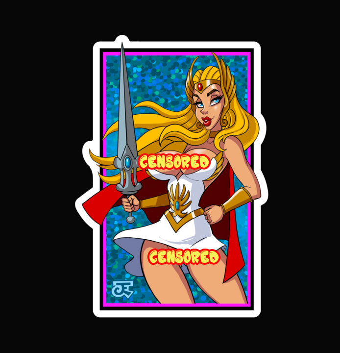 Masters Glitter Stickers (Set of 4) by Jeff Egli