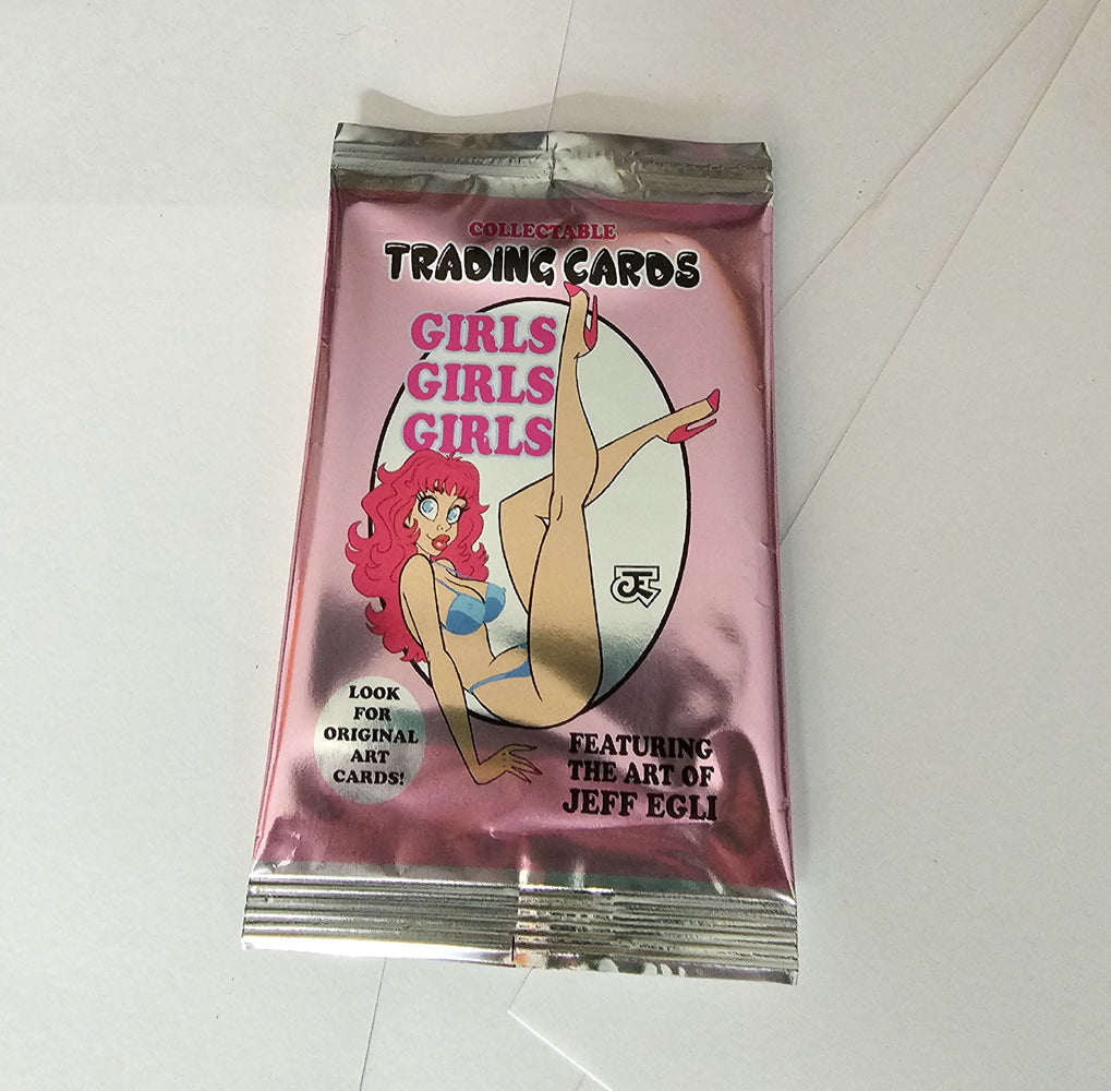 Girls, Girls, Girls (NUDE) trading card packs by Jeff Egli – Jeglipinup