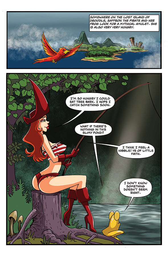 Foil Variant Cover (Mermaid Kiss) - Saffron The Pirate #1