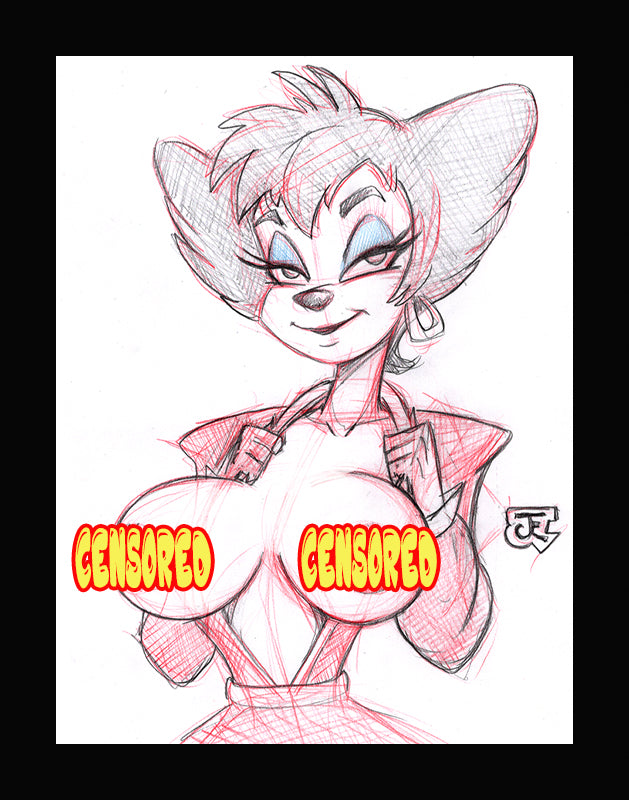 Peg Pete X2 Sketches! (Original one of a kind) Drawing By Jeff Egli