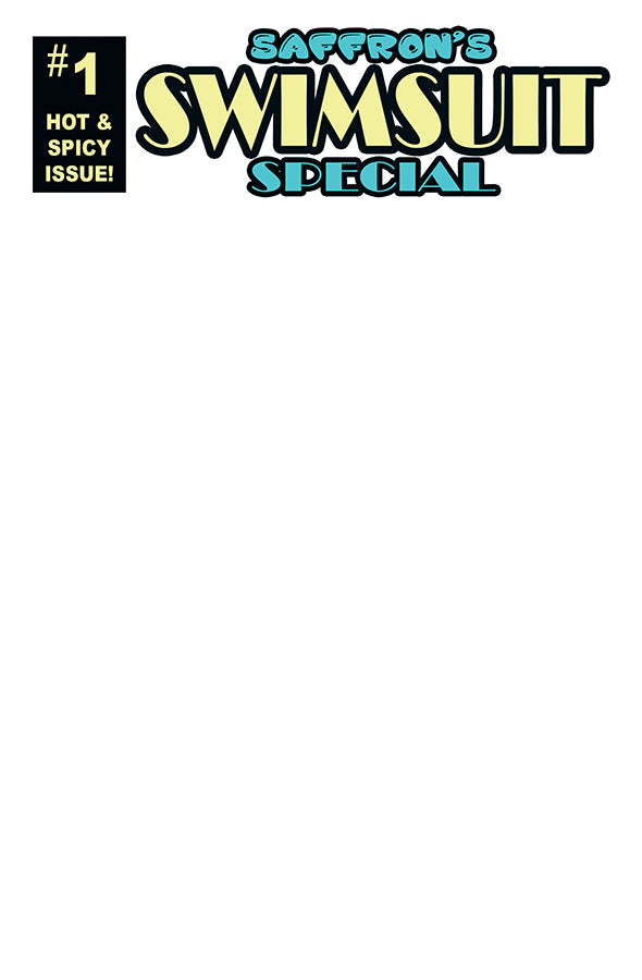 Saffron's Swimsuit Special #1 - Blank Sketch Cover By Jeff Egli