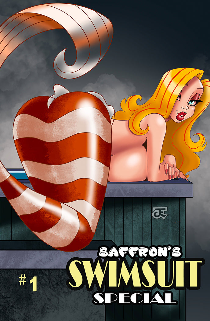 SDCC Goldie Nice Cover! By Jeff Egli - Saffron's Swimsuit Special #1