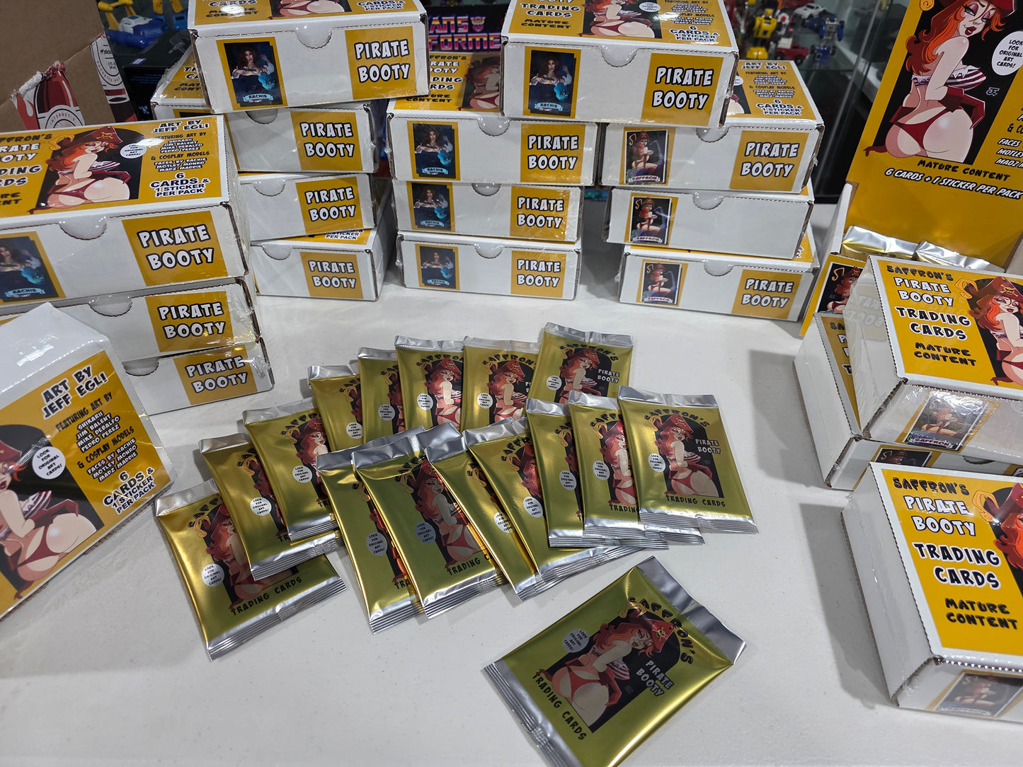 Saffron's Pirate Booty Trading Card Packs (by Jeff Egli)