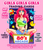 Girls, Girls, Girls (NUDE) trading card boxes by Jeff Egli