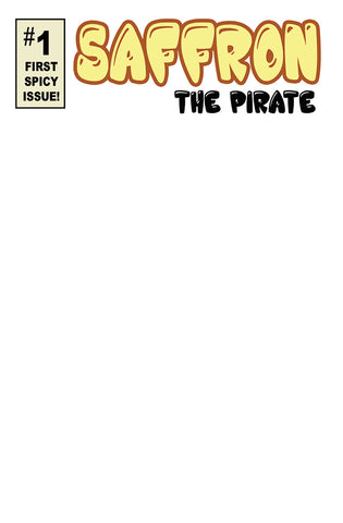 Saffron The Pirate #1 Blank Sketch Cover