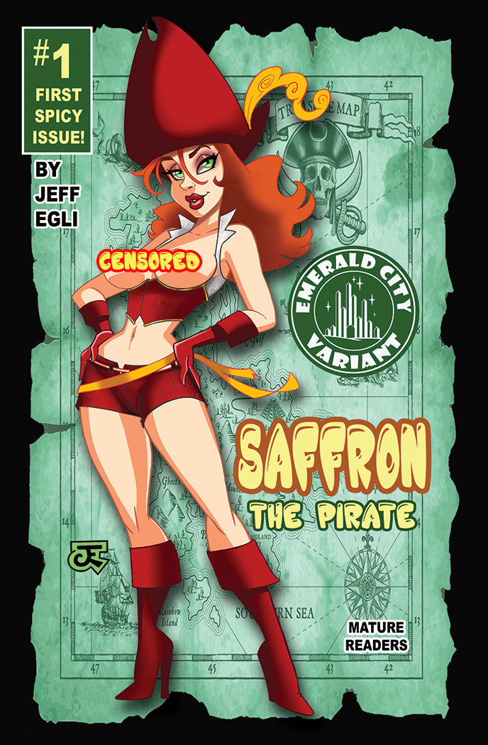 Saffron The Pirate #1 WonderCon Variant Cover