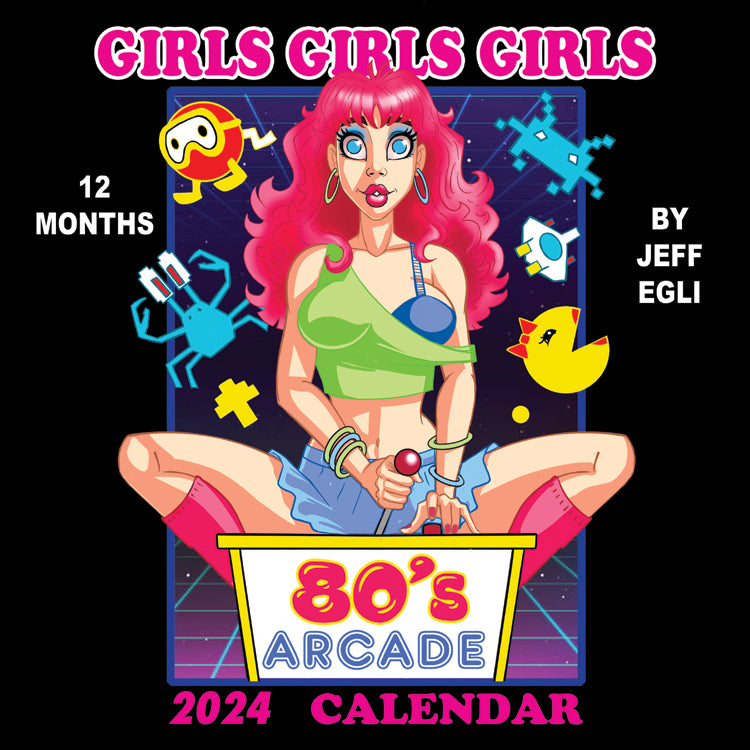 Girls Girls Girls 2024 Calendar (50% OFF)By Jeff Egli