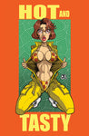Hot Stuff Pinup Print Large 17x11 size and (Lewd Variant)