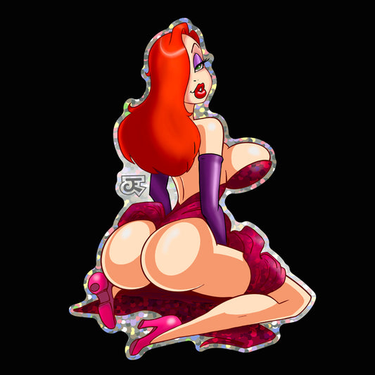 Jessie Backside Glitter Sticker