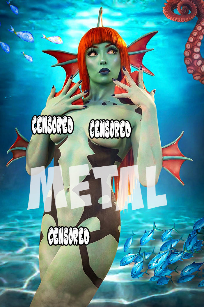 Metal Lamia Tide Cosplay Cover A - Saffron's Dark Tales #1 Variant