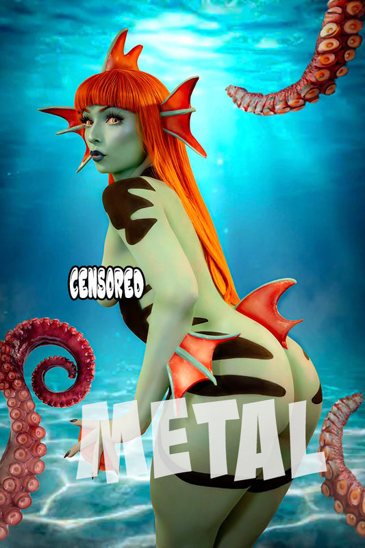Metal Lamia Tide Cosplay Cover B - Saffron's Dark Tales #1 Variant
