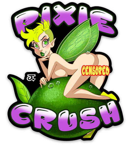 Pixie Crush Limited Edition Sticker By Jeff Egli