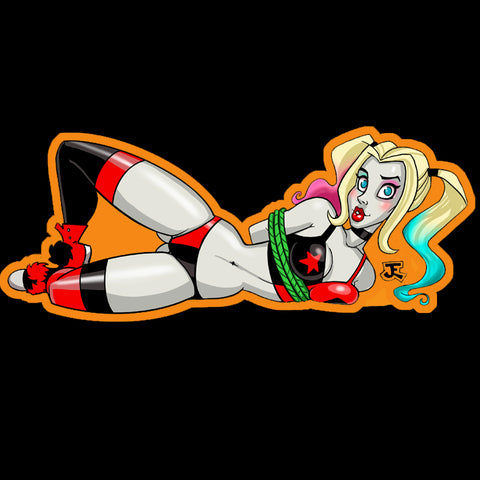 Quinn Babe Sticker and (Lewd Variant)