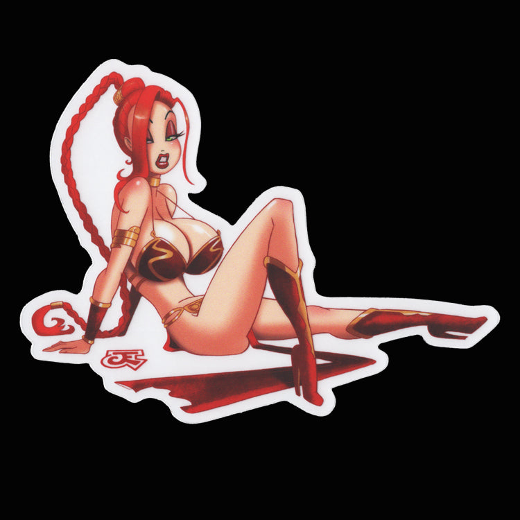 Space Girl Jessie 2 Limited Edition Sticker By Jeff Egli