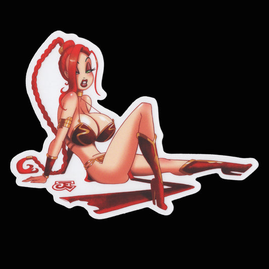 Space Girl Jessie 2 Limited Edition Sticker By Jeff Egli