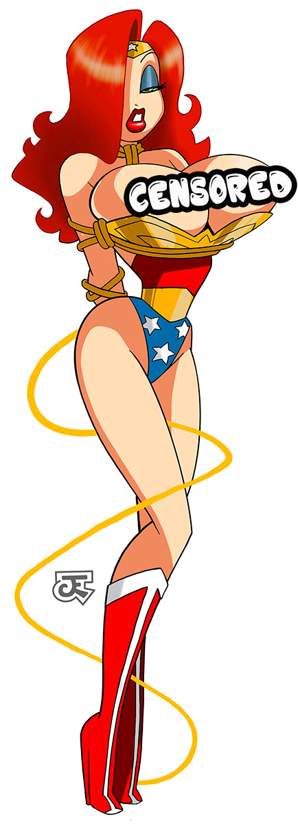 Wonder Gal Limited Edition Sticker By Jeff Egli