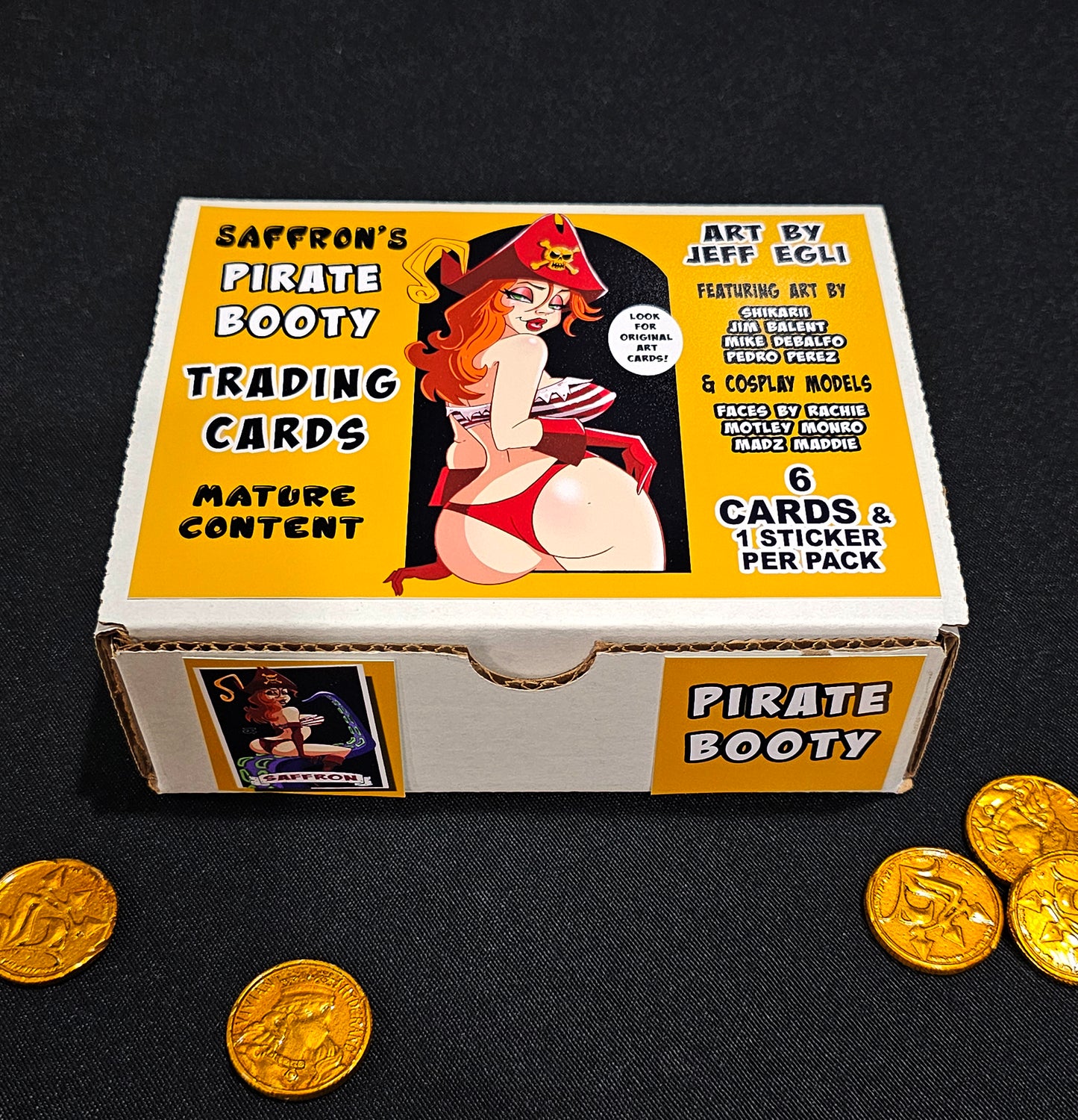 Saffron's Pirate Booty Trading Card Box by Jeff Egli (SAVE $50)
