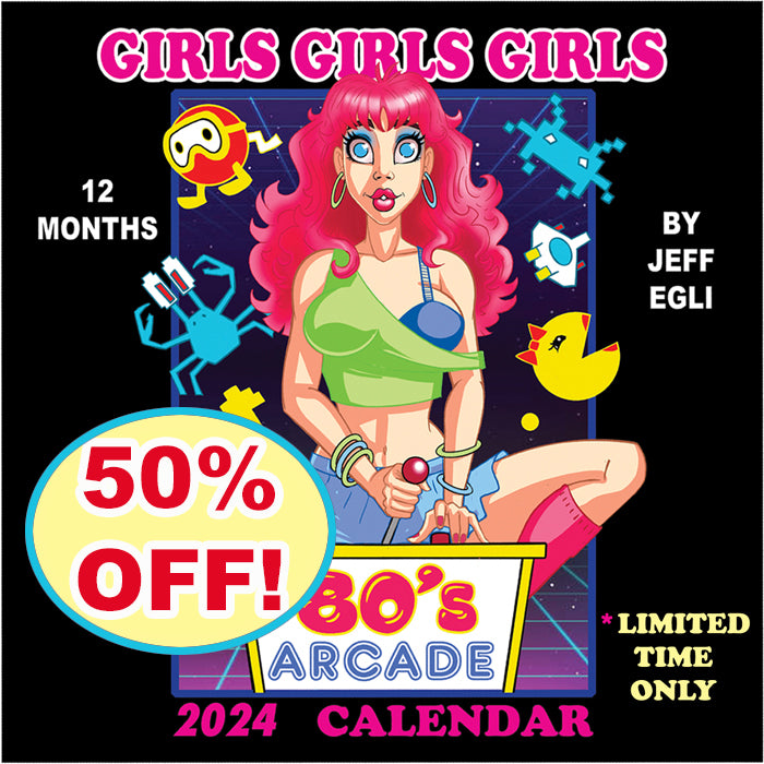 Girls Girls Girls 2024 Calendar (50% OFF)By Jeff Egli