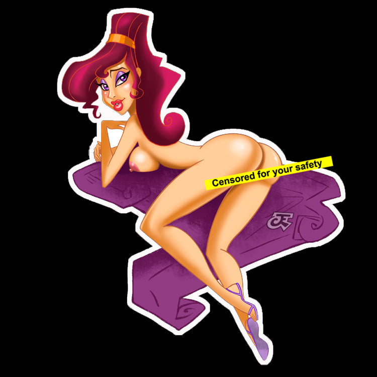 Greek Goddess in the Buff Sticker