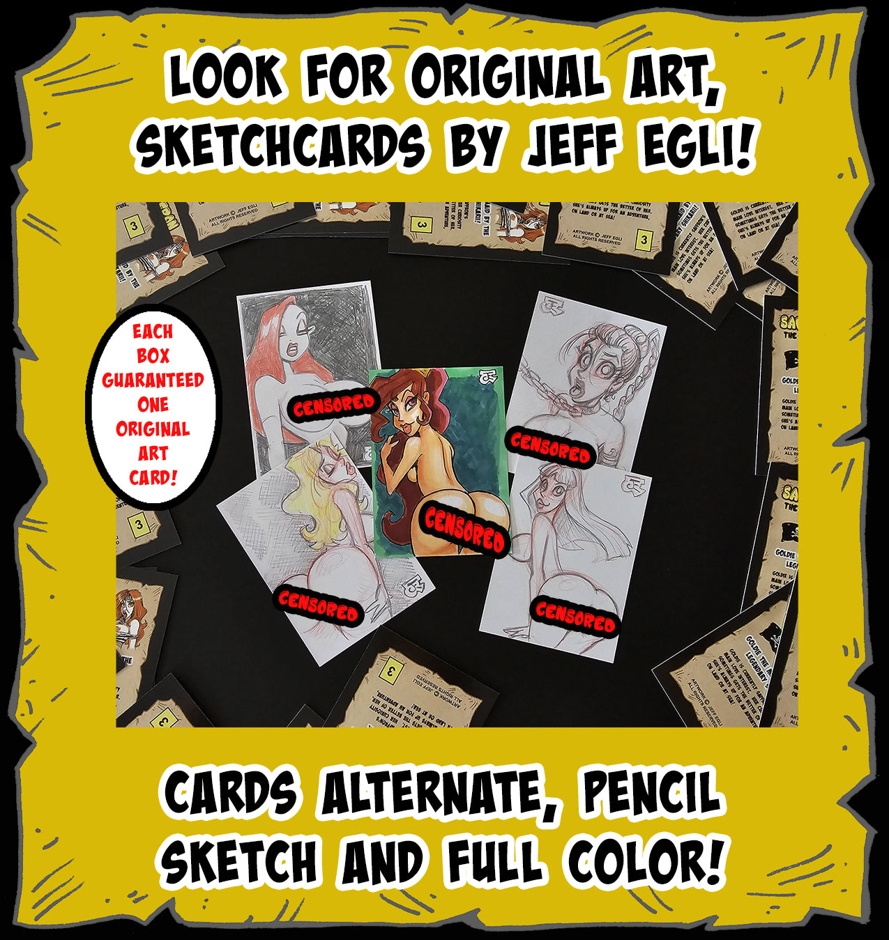 Saffron's Pirate Booty Trading Card Packs (by Jeff Egli)