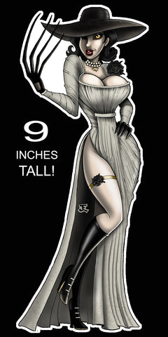 Lady D Giantess 9 inch Sticker