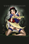 Snow White Topless Print Large 11x17 size
