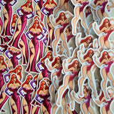 Jessica Shiny Glitter bathing suit Sticker