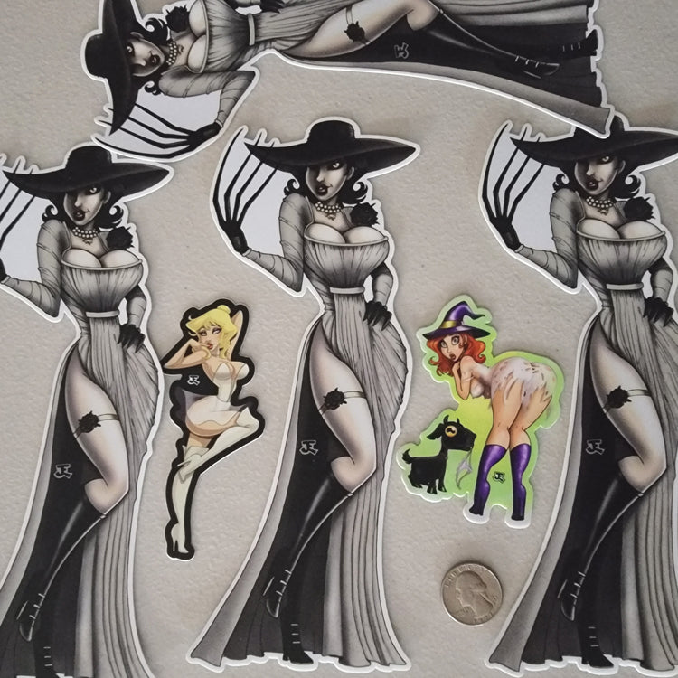 Lady D Giantess 9 inch Sticker